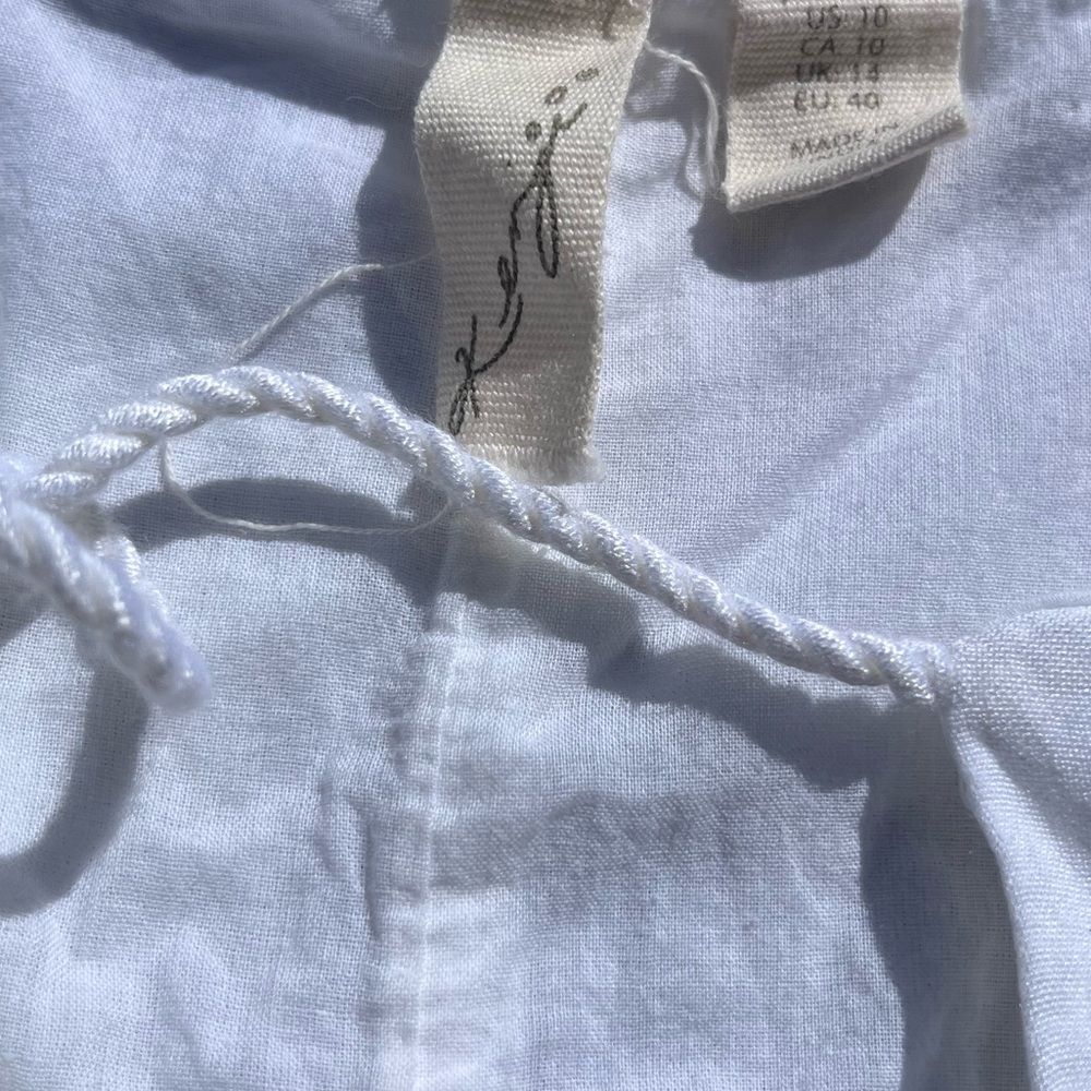 Anthropologie Kenji Embroidered Sleeveless Dress Size 10 - Picture 6 of 8